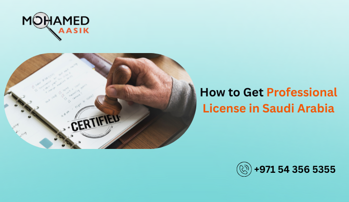 Professional License in Saudi Arabia